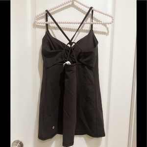 lululemon athletica Tops - Lululemon Dancing Warrior Tank Black Sz.10 lululemon athletica Tops - Lululemon Dancing Warrior Tank Black Sz.10
